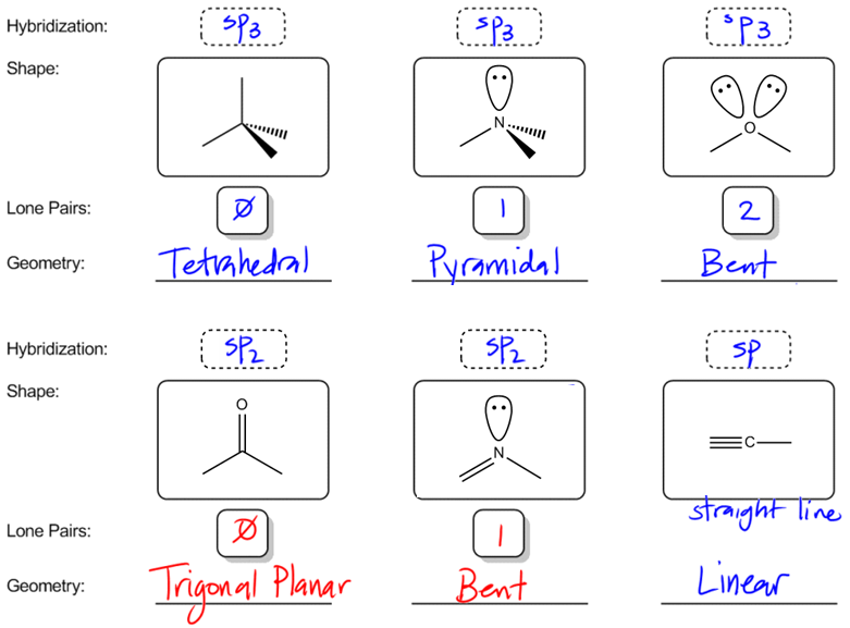 trigonal planar hybridization