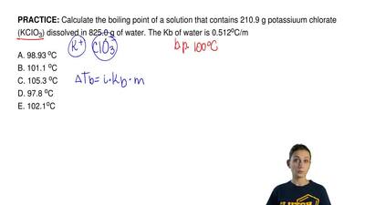 calculating boiling point