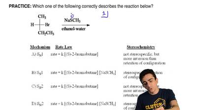 sn1 and sn2 reactions practice problems with answers pdf