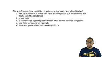 answer the type of compound that is most clutch prep which of the following pairs of elements is most likely to form a covalent bond
