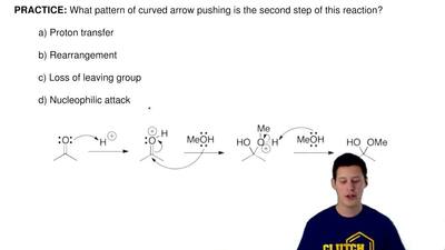 Given The Following Single Step Reaction Draw The Curved Arrow Mechanism
